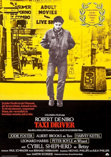 Filmplakat TAXI DRIVER - engl. OmU