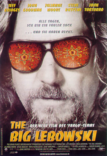 Filmplakat THE BIG LEBOWSKI - engl. OF