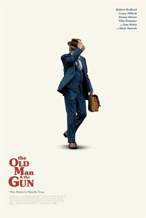 Filmplakat Ein Gauner und Gentleman - THE OLD MAN AND THE GUN - engl. OmU