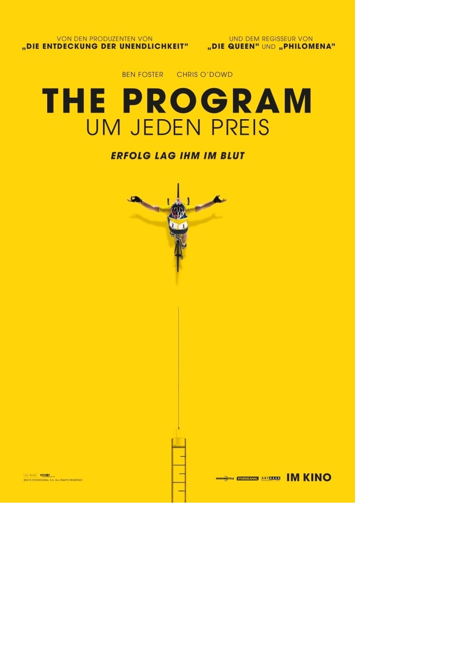 Filmplakat THE PROGRAM - Um jeden Preis