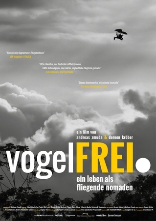 Filmplakat VOGELFREI. Ein Leben als fliegende Nomaden