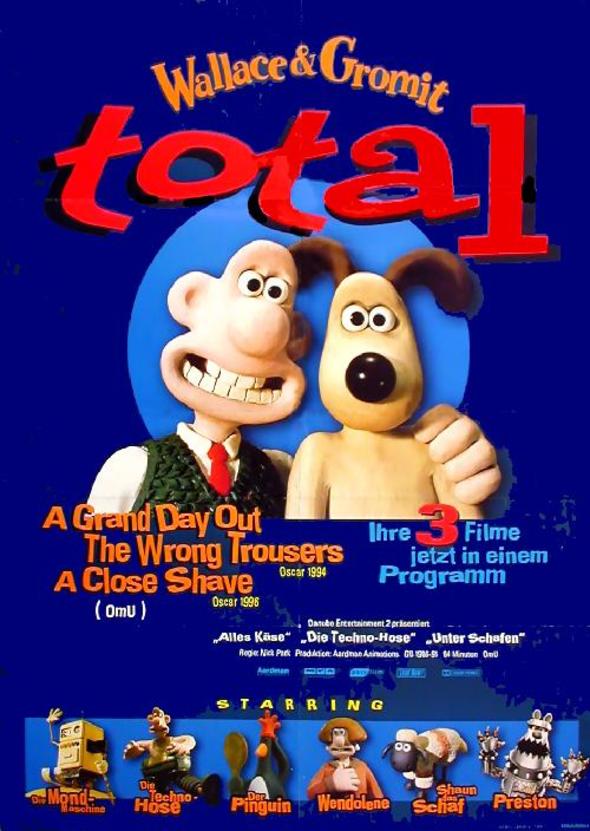 Filmplakat Wallace & Gromit TOTAL - engl. OmU