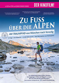 Filmplakat Zu Fuß über die Alpen - Der Kinofilm