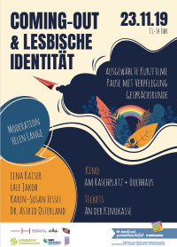 Filmplakat Kurzfilme & Generationengespräch: Coming-out und lesbische Identität