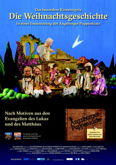 Filmplakat Die Weihnachtsgeschichte der Augsburger Puppenkiste