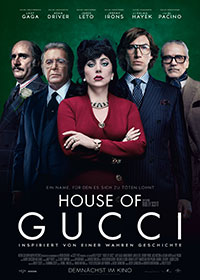 Filmplakat HOUSE OF GUCCI
