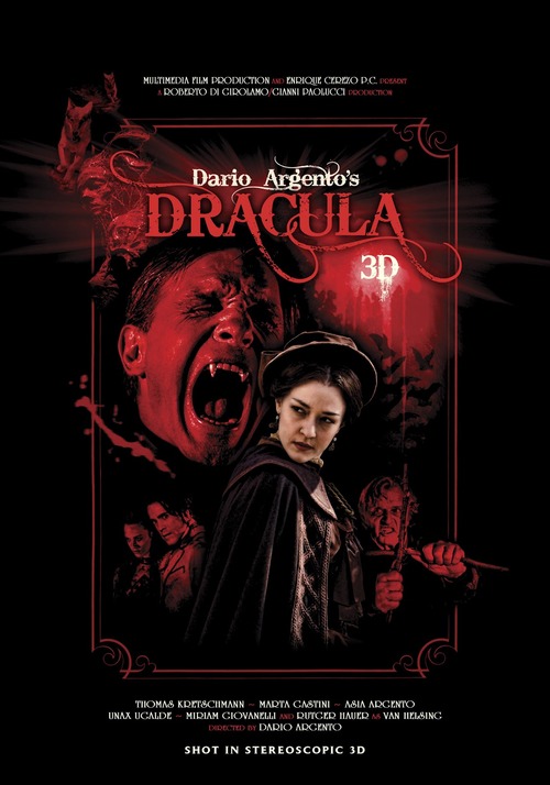 Filmplakat Dario Argentos Dracula -engl. OmU