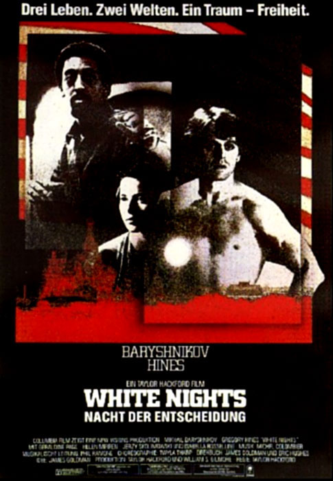 Filmplakat White Nights - Die Nacht der Entscheidung (1985)