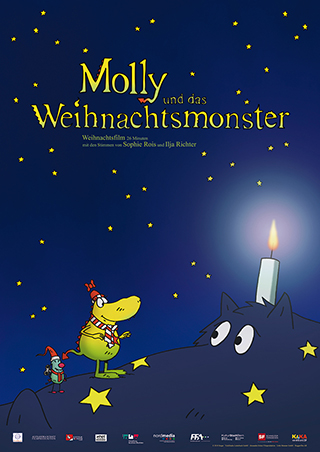 Filmplakat Molly und das Weihnachtsmonster